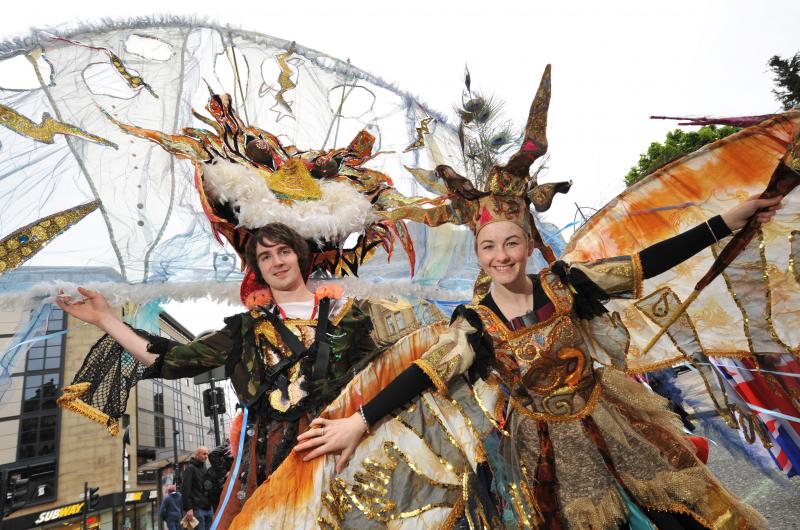 All of our carnival costumes are custom-made, with our brilliant team of performers bringing them to life.