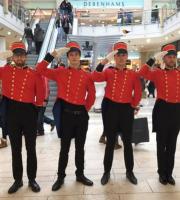 Once again, our Toy Soldiers proved extremely popular all across the country for Black Friday promotions. The soldiers supplied customer service help for shoppers by carrying heavy shopping, providing information and directions, and much more.